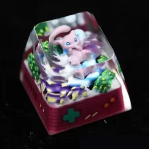 pokemon-mew-transparent-keycap-cover