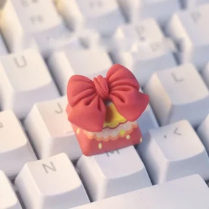 red-ribbon-keycap-cover