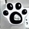 resin-cat-paw-black-paw-white-base