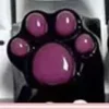 resin-cat-paw-red-paw-black-base