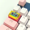 retro-walkman-tab-key-keycaps-yellow