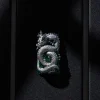silver-dragon-on-jadeite-keycap-top-view