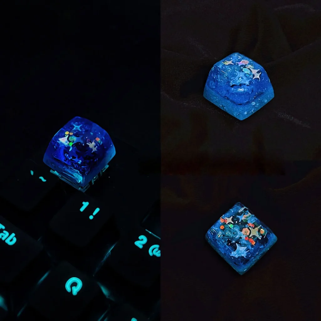 sky-with-star-and-bubbles-keycap-upfront