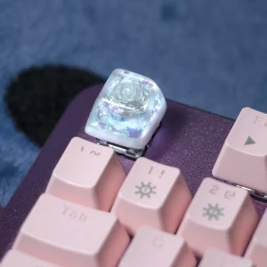 snowy-day-encounter-rose-keycap-cover