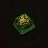 steampunk-on-green-moss-keycap-front