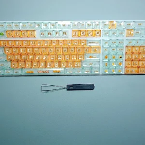 translucent-fresh-orange-keycap-set-greenorange