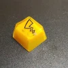 translucent-pikachu-tail-keycap-left-view