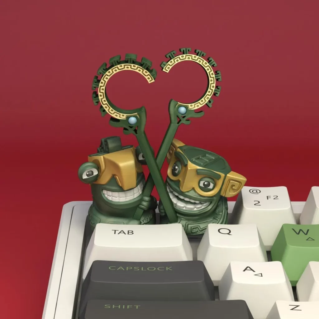 ne-zha-2-barrier-beast-keycaps-front