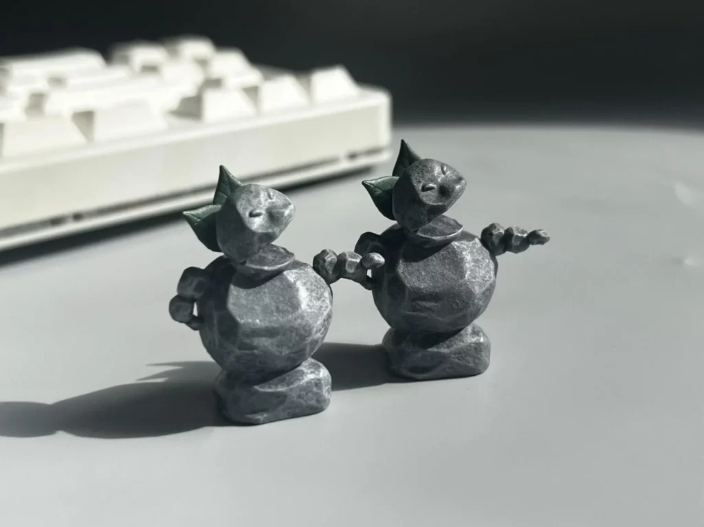 nezha2-cute-lady-rocky-keycap-front