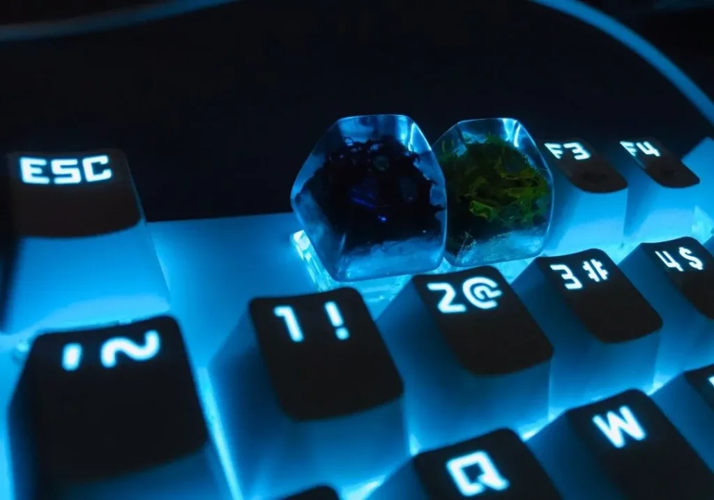 translucent-coral-keycaps-side