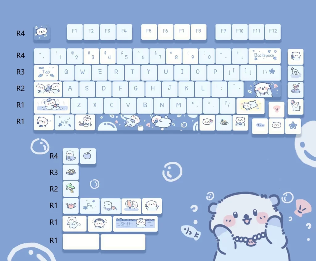 adorable-otter-themed-mda-keycap-set-upfront