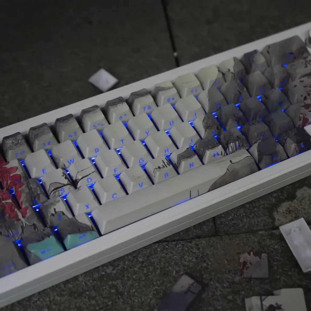 antiquity-ink-painting-oem-keycap-set-front