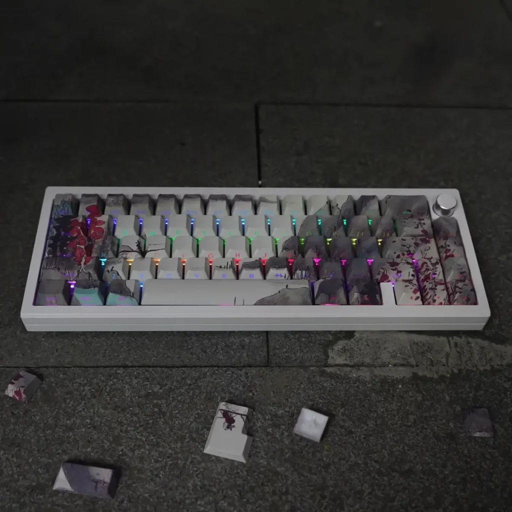 antiquity-ink-painting-oem-keycap-set-front2