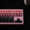 black-pink-gradient-series-oem-keycapset-front
