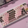 black-pink-kitten-oem-keycap-set-side