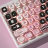 black-pink-kitten-oem-keycap-set-side2