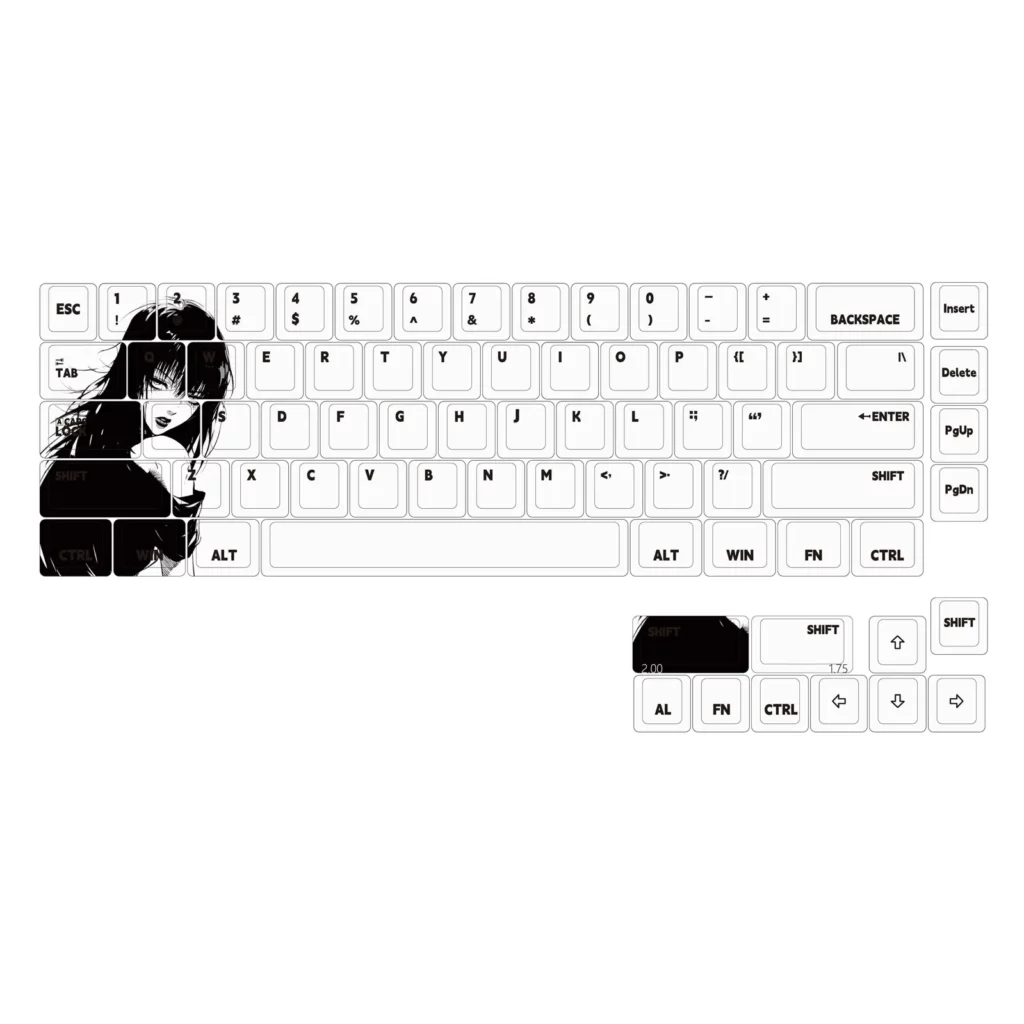 black-white-samurai-oem-keycap-set-001