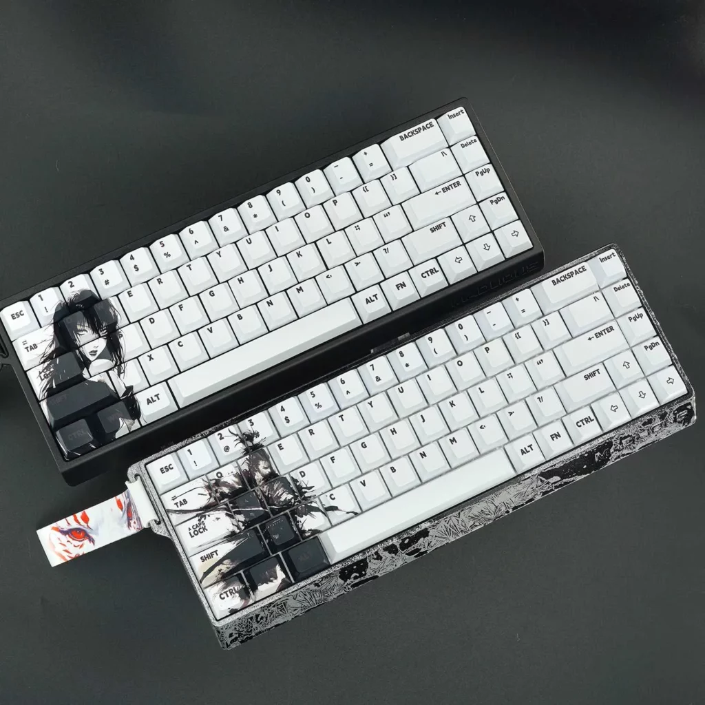 black-white-samurai-oem-keycap-set-upfront2