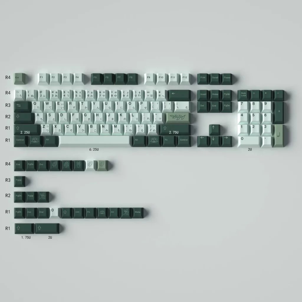 botanical-garden-oem-keycap-set-japanese
