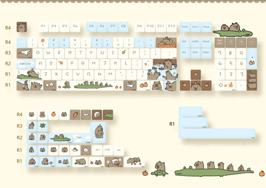 capybara-themed-mda-keycap-set-upfront
