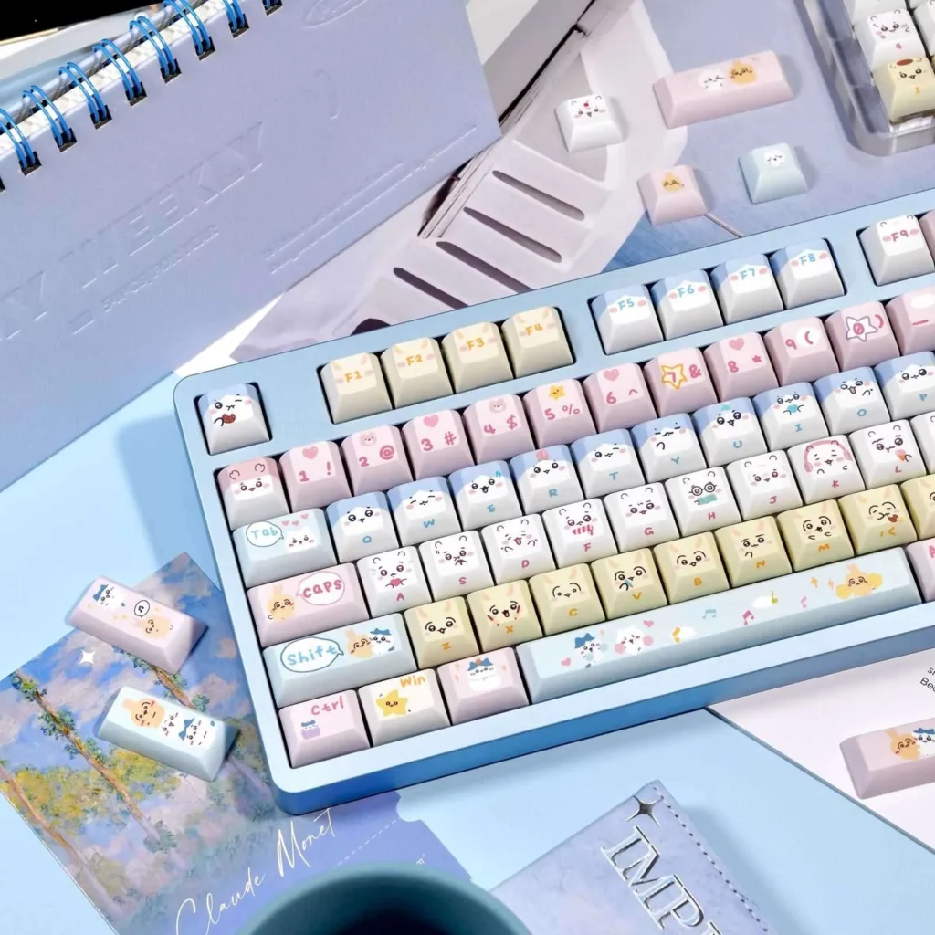 chiikawa-style-kca-keycap-set-side