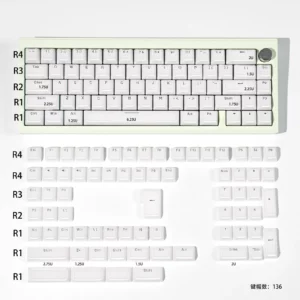 crystal-series-mda-minimal-keycap-set-white