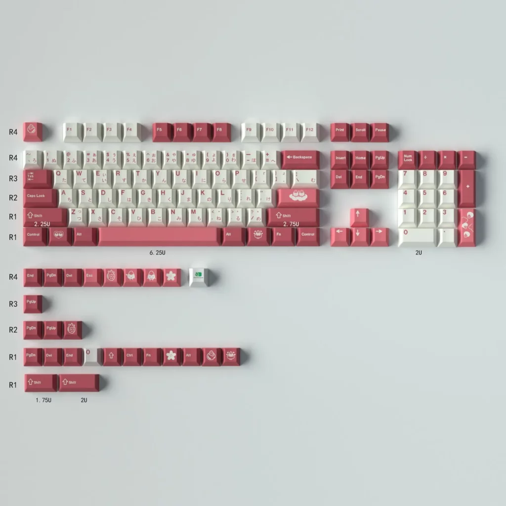 daifuku-oem-keycap-set-pink
