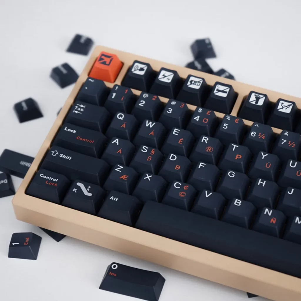 flight-black-oem-keycap-set-side