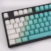 gradient-white-green-oem-keycap-set-side