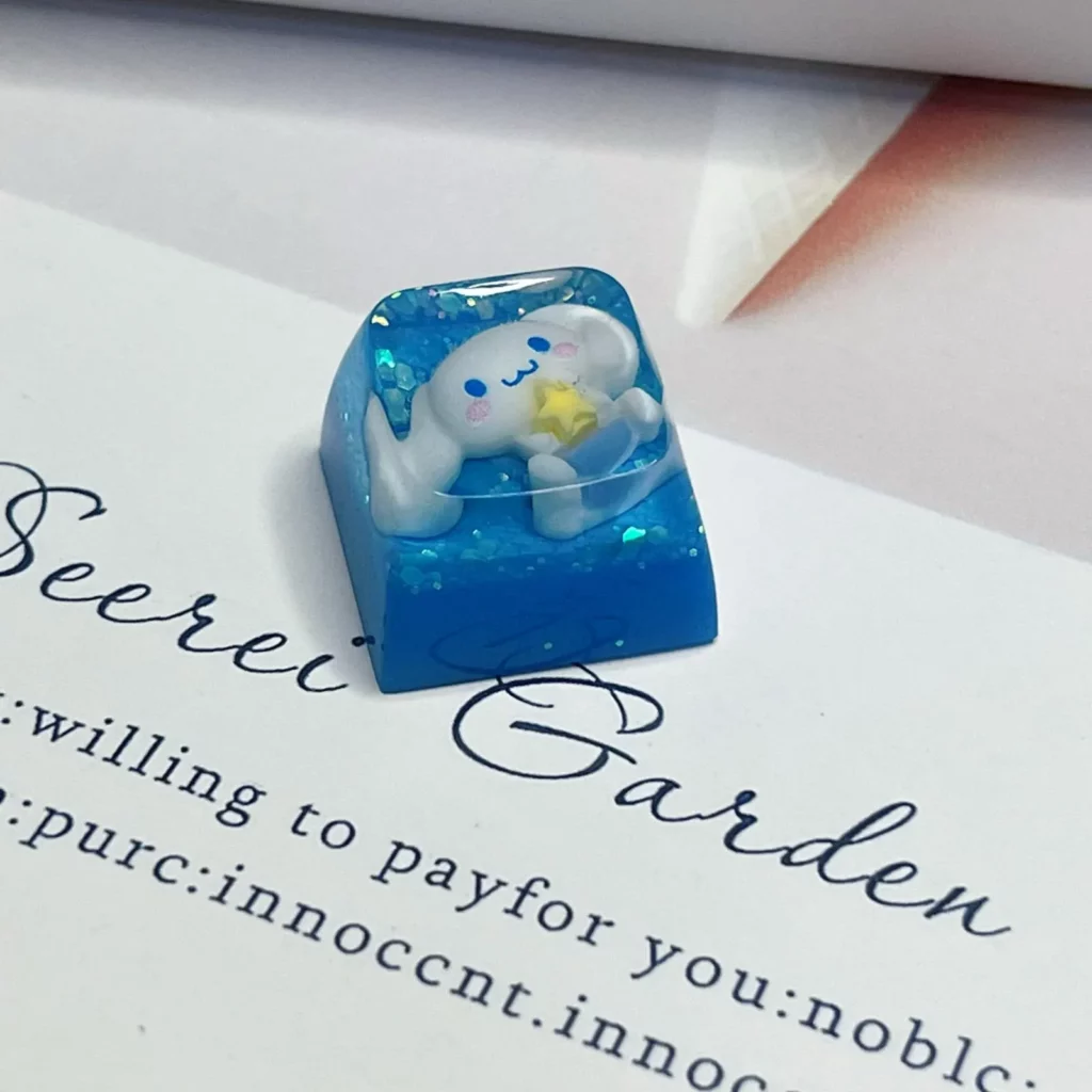 hello-kitty-cinnamoroll-2-transparent-keycaps-1pc