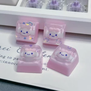 hello-kitty-cinnamoroll-3-transparent-keycaps-4pcs