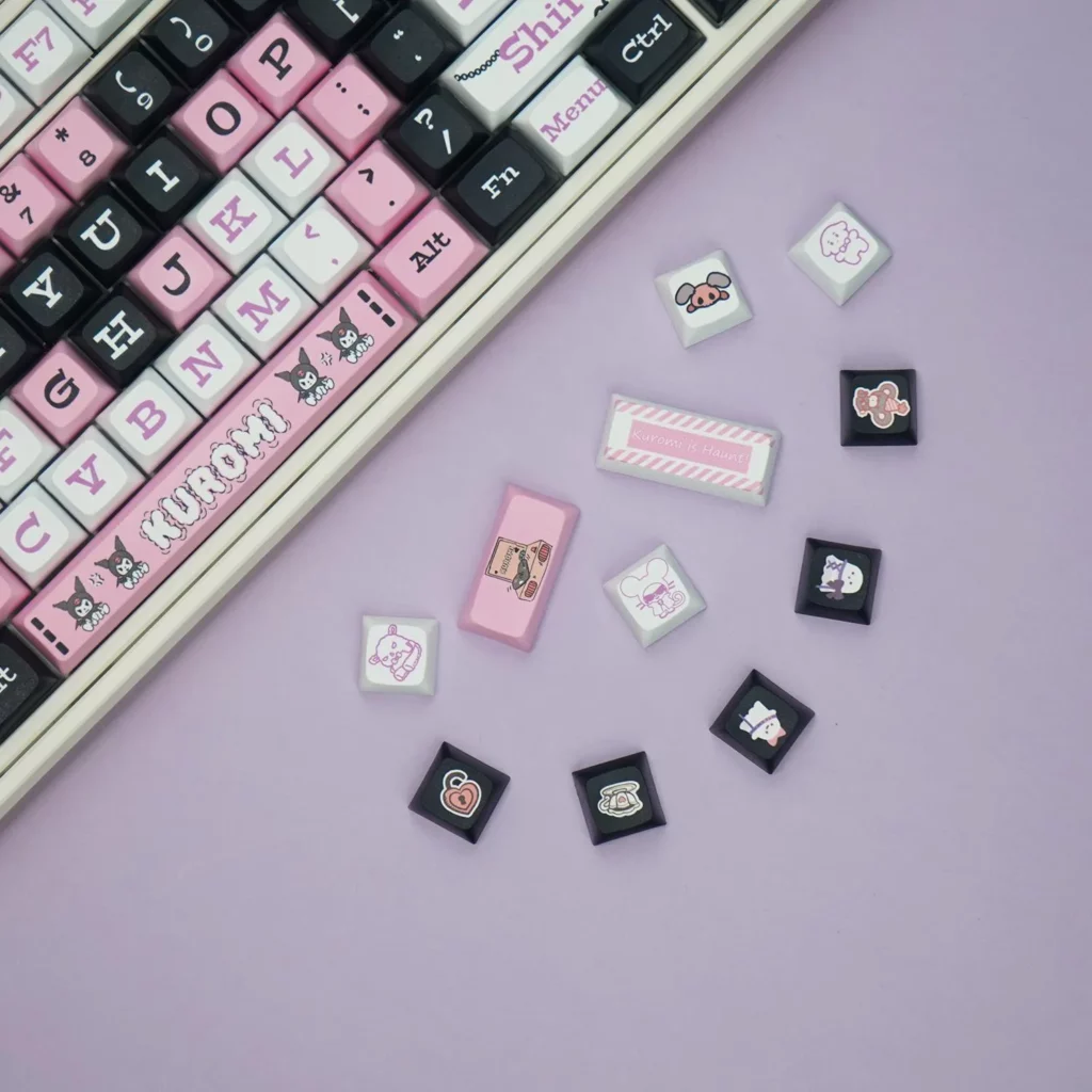 hello-kitty-kuromi-xda-keycap-set-front