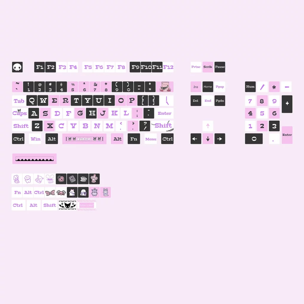 hello-kitty-kuromi-xda-keycap-set-upfront