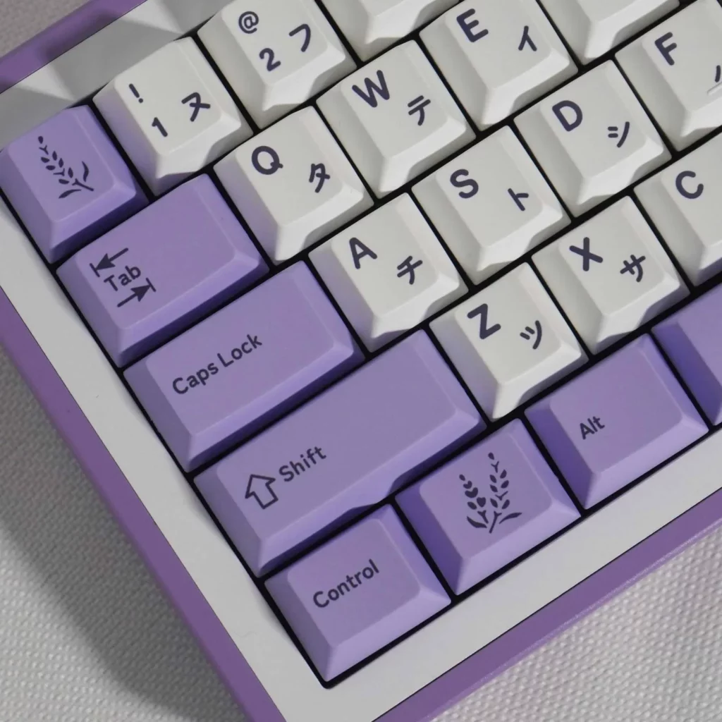 lavender-oem-keycap-set-side