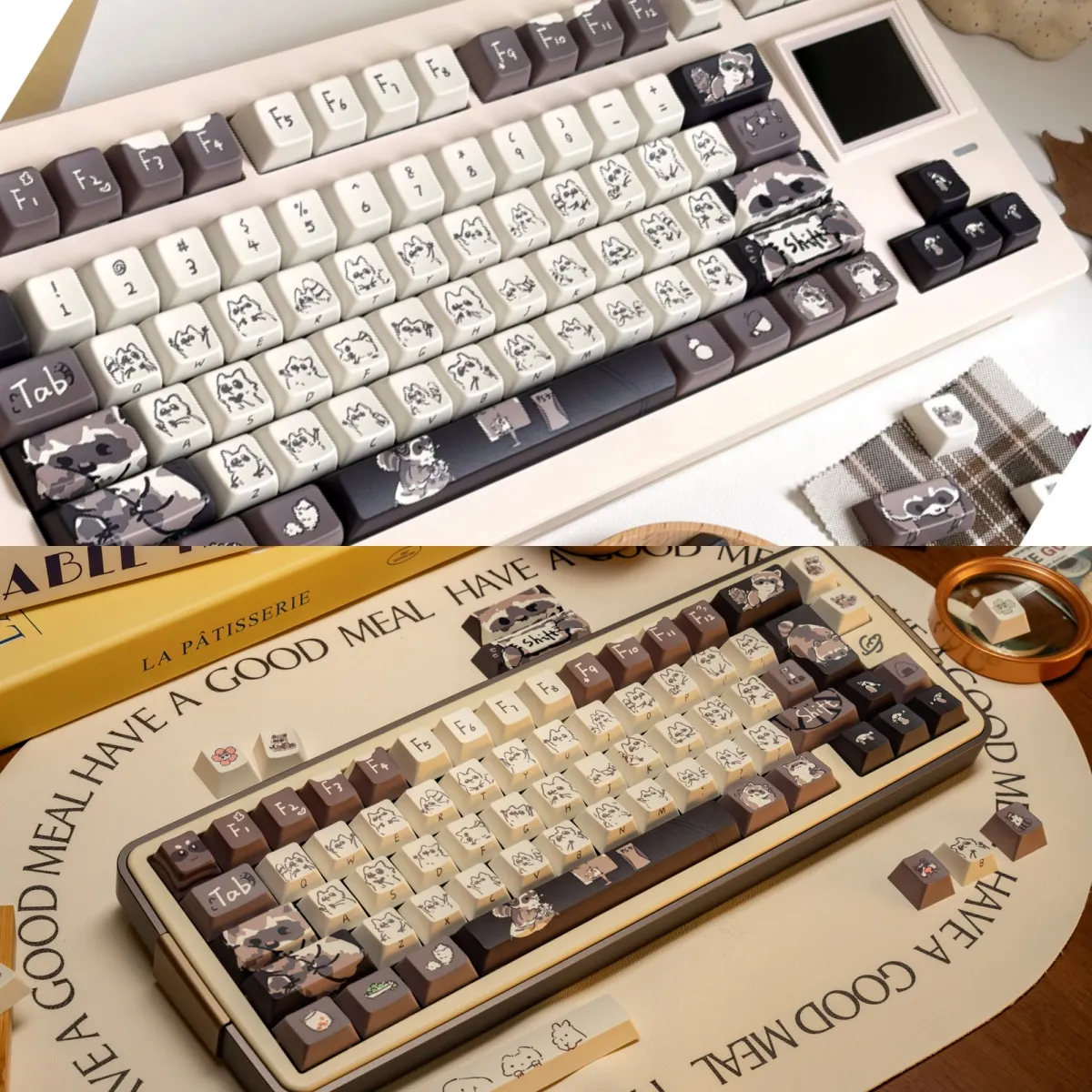 little-raccoon-themed-keycap-set-cover1