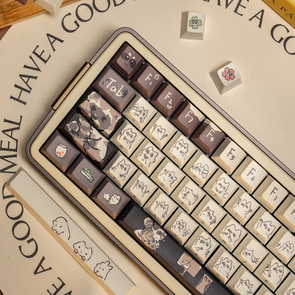 little-raccoon-themed-keycap-set-oem2