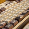 Little Raccoon Themed Keycap Set