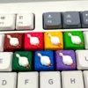 lying-down-quack-low-shaft-keycaps-cover