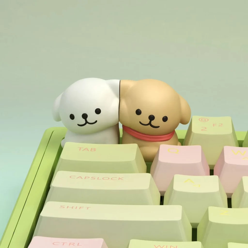 maltese-dog-keycaps-cover