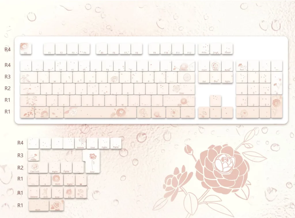 mist-floral-series-oem-keycap-set-camellia