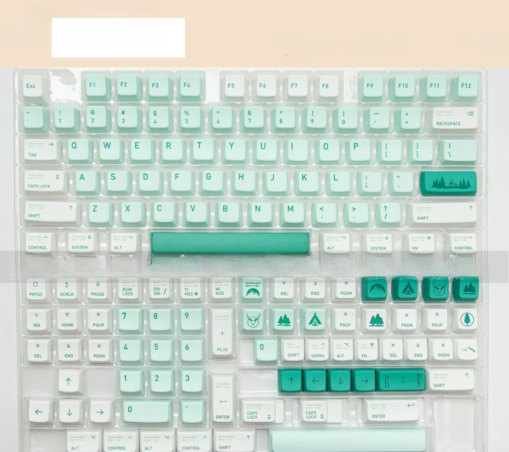 Misty Forest MDA Keycap Set
