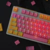 pink-transparent-lettering-oem-minimal-keycapset-side
