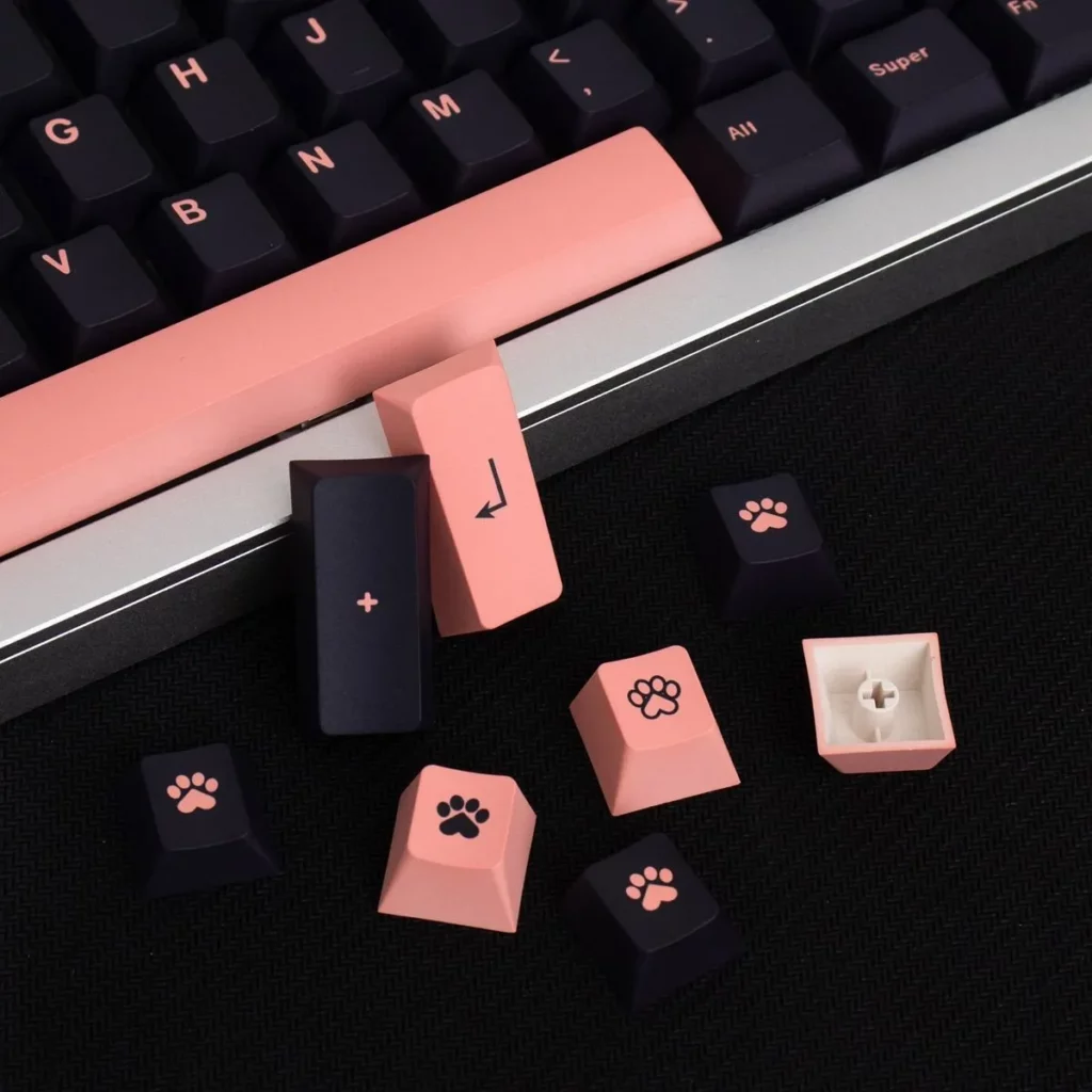 pono-grey-pink-oem-keycap-set-front