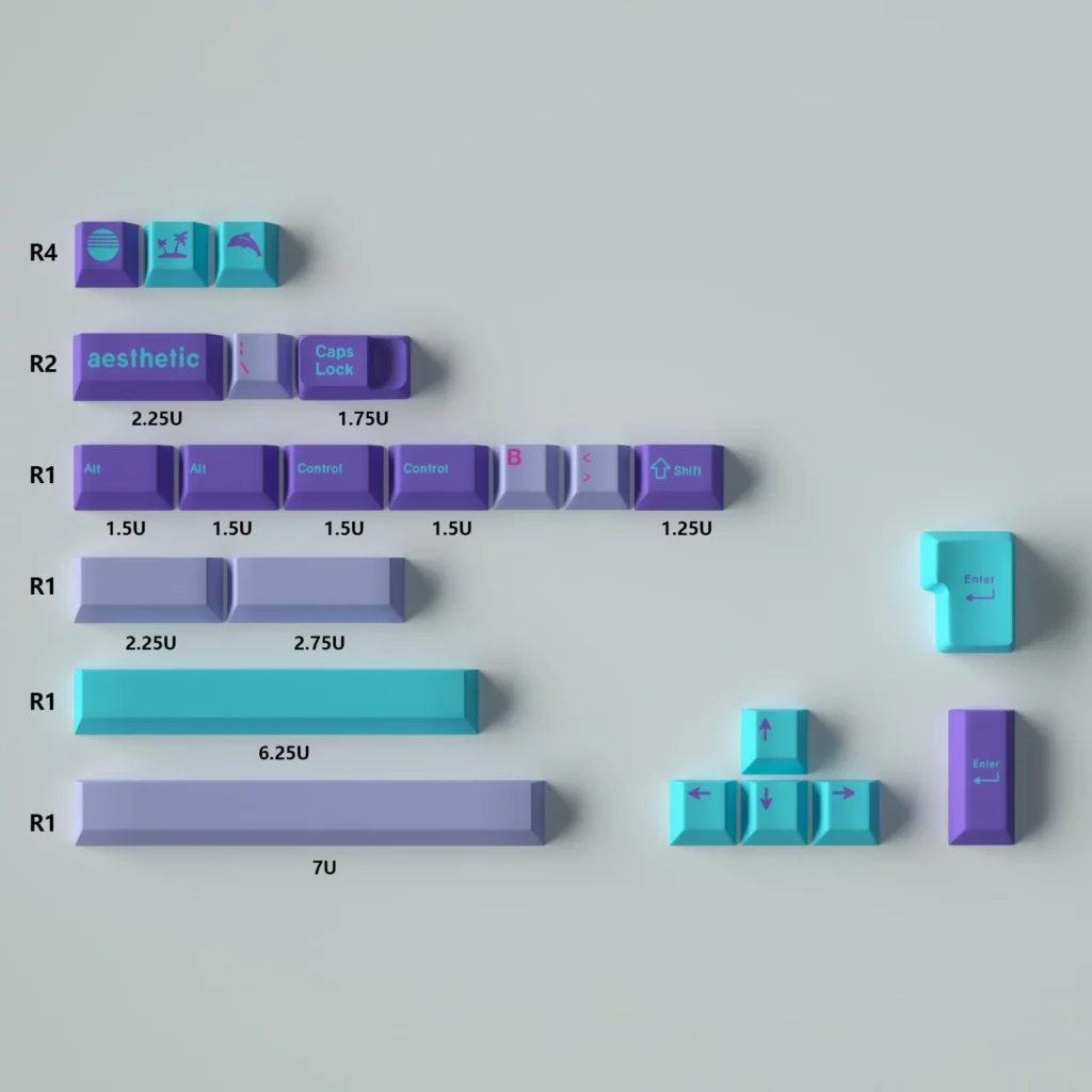 purple-vaporwave-oem-keycap-set-supplement