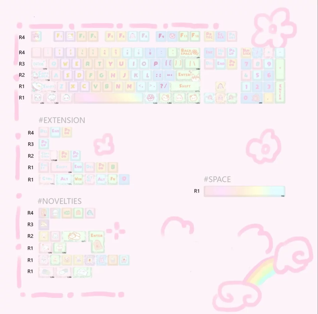 rainbow-paradise-keycap-set-upfront
