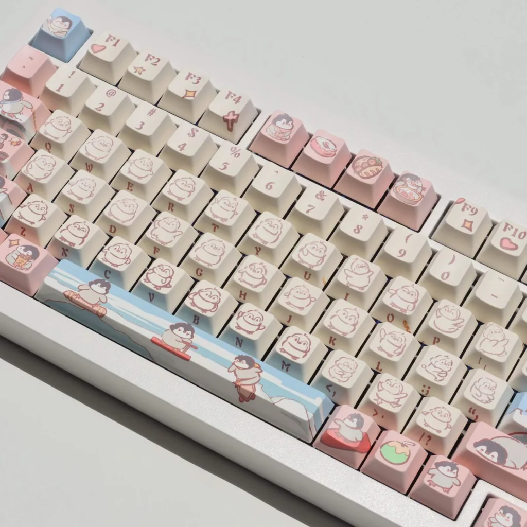snuggly-penguin-themed-keycap-set-side
