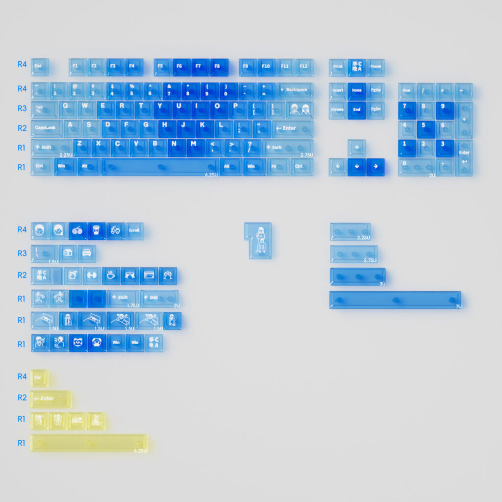 translucent-gradient-bluemist-oem-keycap-set-detail