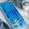 translucent-gradient-bluemist-oem-keycap-set-side