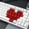 translucent-heart-shaped-oem-keycap-set-front2