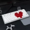 translucent-heart-shaped-oem-keycap-set-side